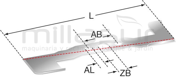 Cuchilla Universal 46 CM